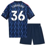 Nogometni Dresovi Arsenal Zubimendi 36 Dječji Gostujući 2025-26 Kratkih Rukava